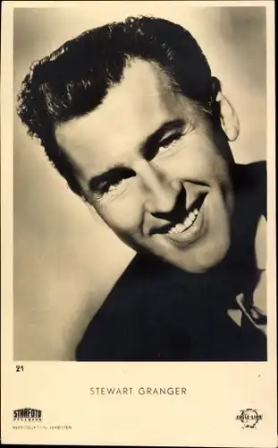 Ak Schauspieler Stewart Granger, Portrait