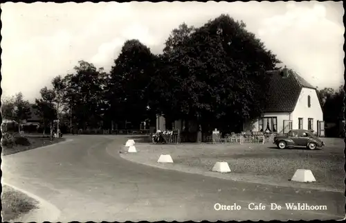 Ak Otterlo Gelderland, Cafe De Waldhoorn