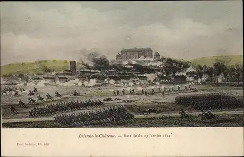 Ak Brienne le Château Aube, Schlacht vom 29. Januar 1814