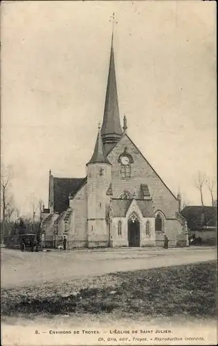 Ak Troyes-Aube, Die Kirche Saint-Julien