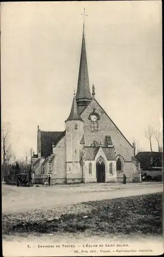Ak Troyes-Aube, Kirche Saint-Julien