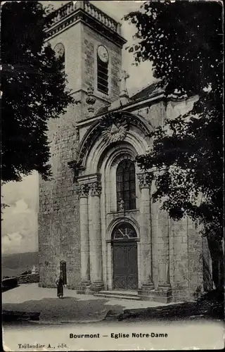 Ak Goncourt Bourmont Haute Marne, Frauenkirche