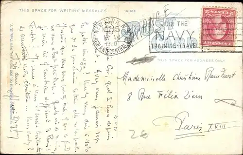 Ak New York City USA, Singer-Gebäude