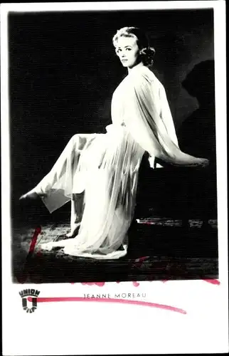Ak Schauspielerin Jeanne Moreau, Portrait, Autogramm