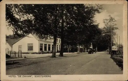 Ak Soesterberg Utrecht Niederlande, Hotel De Zwaan