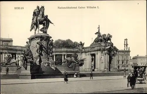 Ak Berlin Mitte, Nationaldenkmal Kaiser Wilhelm I.
