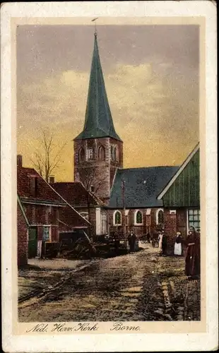 Ak Borne Overijssel Niederlande, Ned. Herv. Kerk