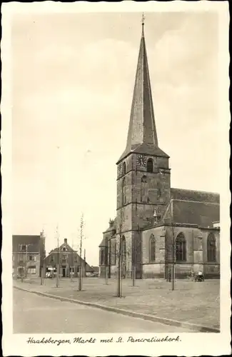 Ak Haaksbergen Overijssel, Markt, St. Pancratiuskerk