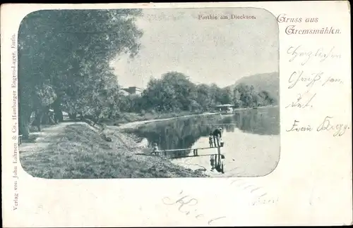 Ak Gremsmühlen Malente in Ostholstein, Dieksee