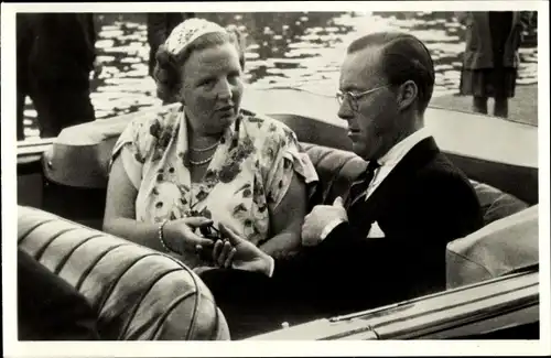 Ak Prinzessin Juliana der Niederlande, Prinz Bernhard