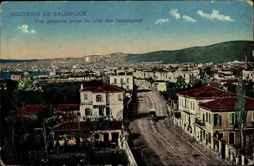 Ak Saloniki Thessaloniki Griechenland, Gesamtansicht