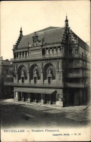 Ak Brüssel Brüssel, Theater Flamand