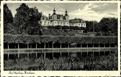 Ak Bad Segeberg in Holstein, Kurhaus, Park