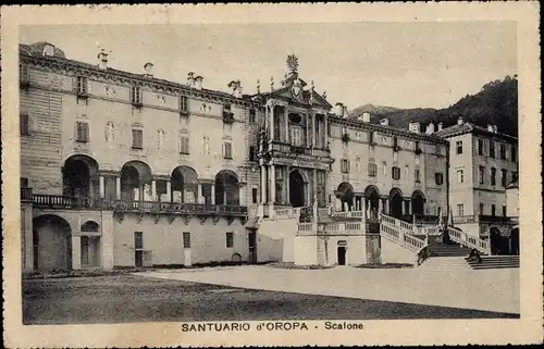 Ak Oropa Biella Piemonte, Santuario di Oropa, Scalone