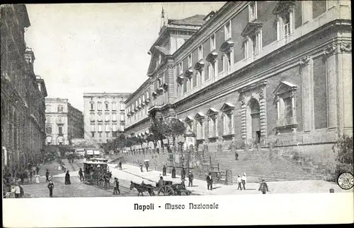 Ak Napoli Neapel Campania, Museo Nazionale