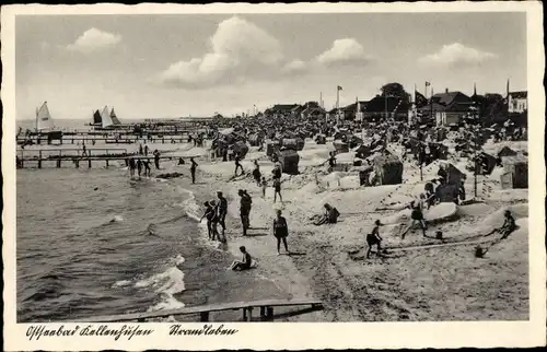 Ak Ostseebad Kellenhusen, Strandleben