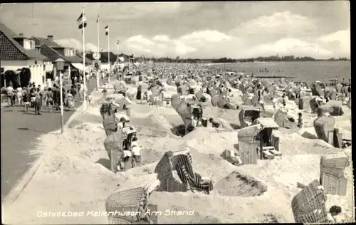 Ak Ostseebad Kellenhusen, Strand, Promenade