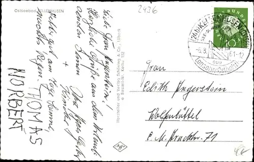 Ak Ostseebad Kellenhusen, Strand, Promenade, Terrasse