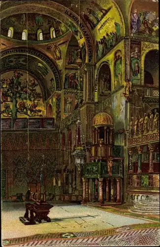 Künstler Litho Venezia Venedig Veneto, Basilica di San Marco, Inneres