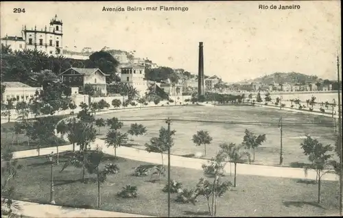 Ak Rio de Janeiro, Avenida Belra mar Flamengo