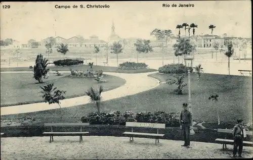 Ak Rio de Janeiro, Campo de S. Christovao