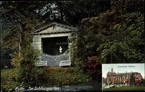 Ak Eutin in Ostholstein, Großherzogliches Schloss, Schlossgarten