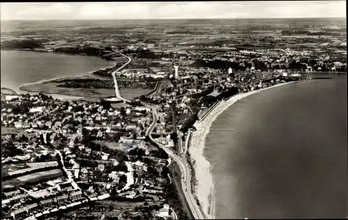 Ak Ostseebad Eckernförde, Luftbild