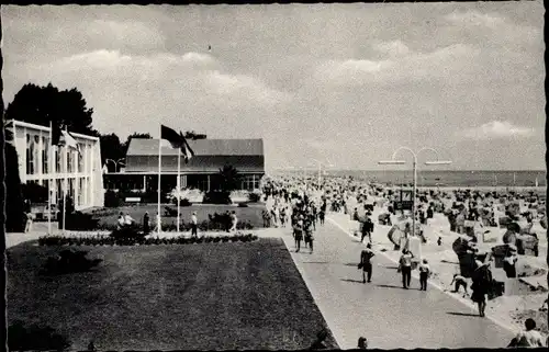 Ak Ostseebad Grömitz in Holstein, Strand, Promenade