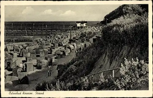 Ak Ostseebad Koserow auf Usedom, Strand