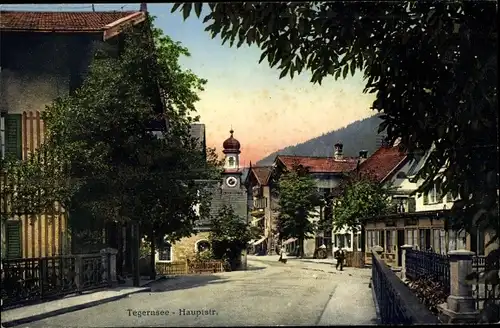 Ak Tegernsee, Hauptstraße