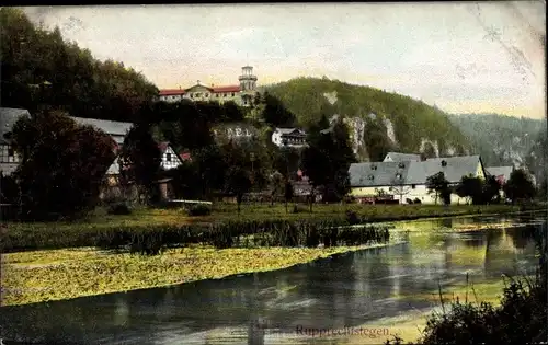 Ak Rupprechtstegen Hartenstein an der Pegnitz Mittelfranken, Teilansicht