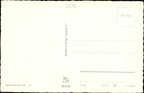 Ak Lauscha in Thüringen, Ortsansicht