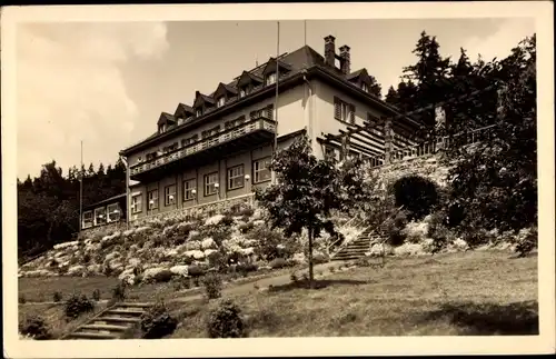 Ak Saalburg in Thüringen, Ferienheim Karl-Marx-Höhe