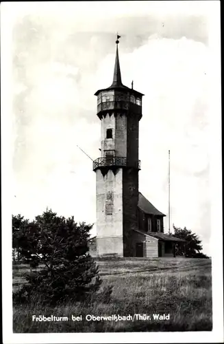 Ak Oberweißbach im Weißbachtal Thüringen, Fröbelturm