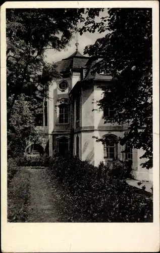 Ak Dornburg an der Saale Thüringen, Rokokoschloss, Gartenseite