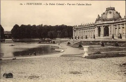 Ak Tervuren Tervueren Flämisch-Brabant-Flandern, Kolonialpalast, Altes Museum