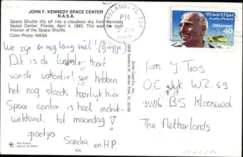AK Florida USA, Kennedy Space Center, Space Shuttle, abheben