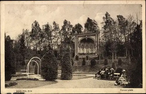 Ak Polczyn Zdrój Bad Polzin Pommern, Konzertplatz