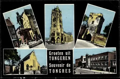 Ak Tongres Tongeren Flandern Limburg, Kirche, Denkmal