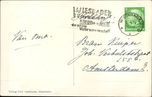 Ak Wiesbaden in Hessen, Wilhelmstraße