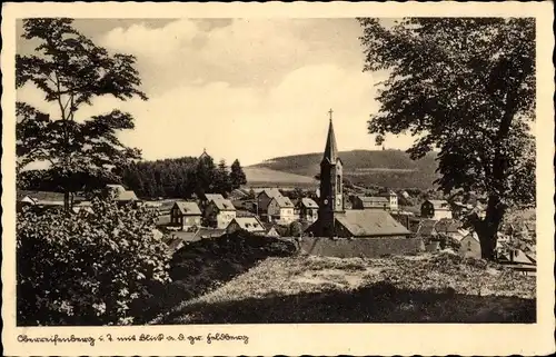 Ak Oberreifenberg Schmitten im Taunus Hessen, Teilansicht, Kurhotel Haus Reifenberg