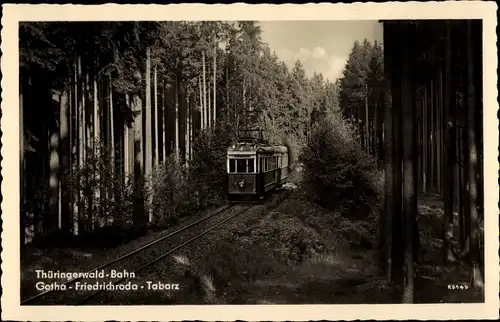 Ak Gotha in Thüringen, Thüringerwald-Bahn, Gotha-Friedrichroda-Tabarz