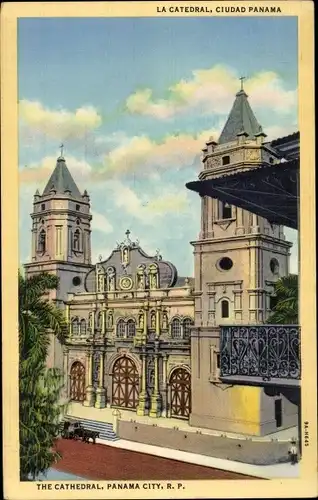 Ak Panama City Panama, Kathedrale