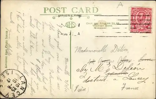 Ak Ripon Yorkshire, Münster, das Kirchenschiff