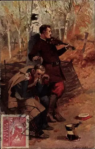 Künstler Ak Moniuszko, Jan, Das Lied von 1831 und 1863