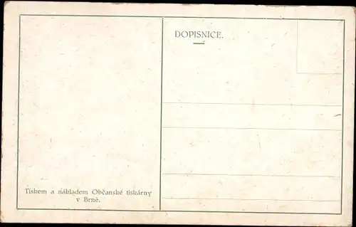 Künstler Ak Frau und Kinder in tschechischen Volkstrachten