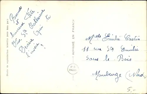 Ak Liebespaar, Kuss, Frau-Portrait, Liebe