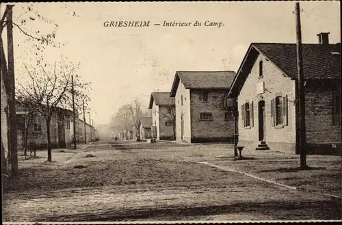 Ak Griesheim bei Darmstadt, Lagerinneres