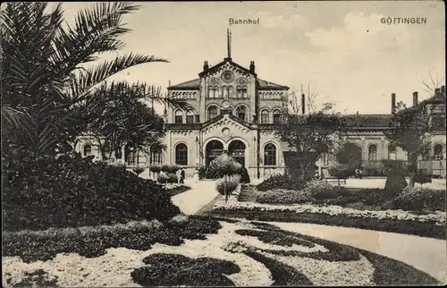 Ak Göttingen in Niedersachsen, Bahnhof