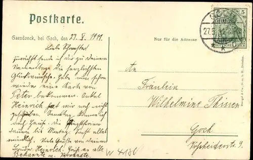 Ak Goch am Niederrhein, Gaesdonck, Collegium Augustinianum